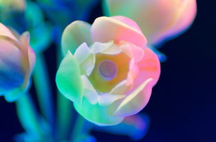 颗粒状花的动态影像视觉创意设计